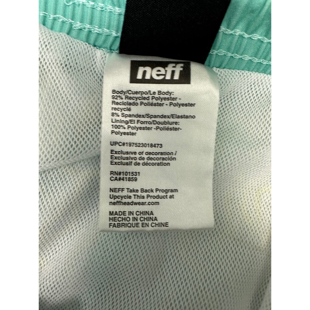 Neff Smiley Face Swim Trunks Shorts Elastic Drawstring Large Read Description - Picture 8 of 11